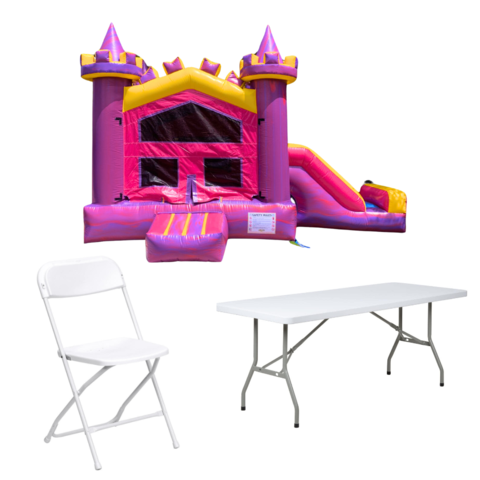 Pink Castle Combo Slide Package