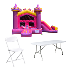 Pink Castle Mini Slide Package