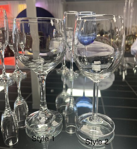 Clear Wine/Water Glass Style 1