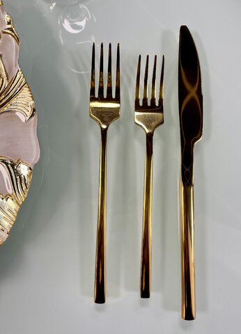 Gold Dinner Fork 