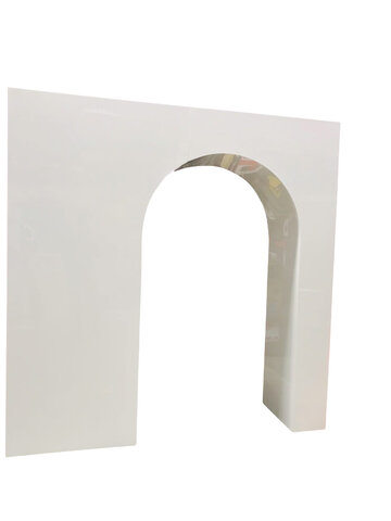 White Arch Wall with Side