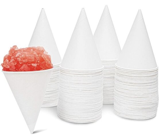 Extra Snow Cone Cups Pack 200