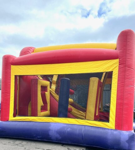 8 in 1 Castle Combo Bounce House 