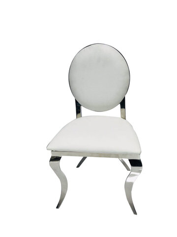 White& Silver  Tiffany Kids Chair