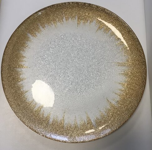 Gold Stardust Charger Plates