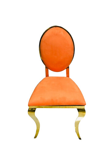 Orange & Gold Tiffany Chair
