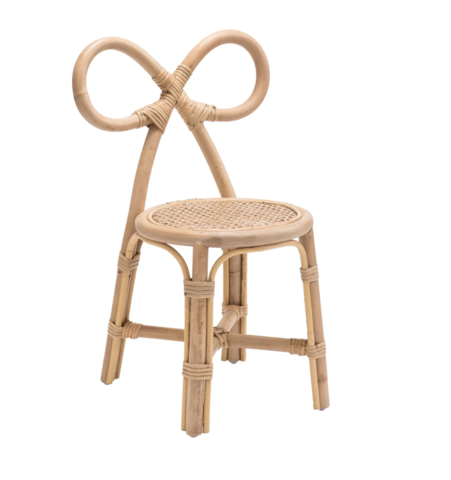 Wooden Bow Tie Kids Chair