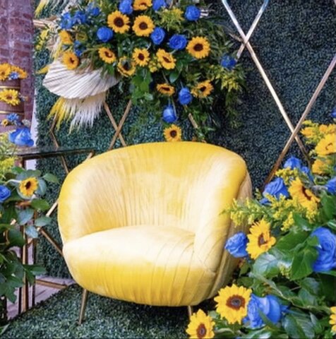 Yellow Alexis Chair