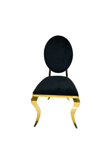 Black & Gold Tiffany Chair
