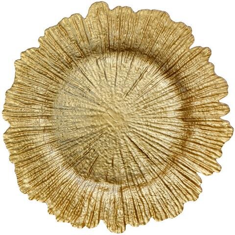 Gold Reef Charger Plate