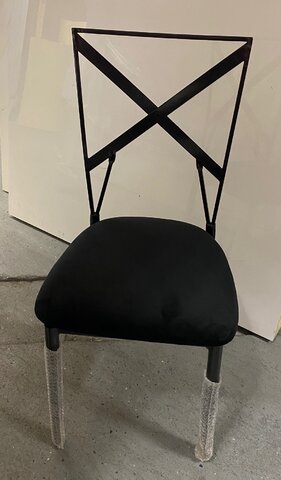Black X-Back Chair
