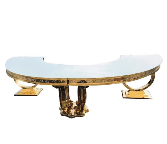 Grecian Gold Serpentine Table