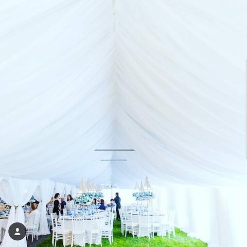 15X30 Wall Drapes for Tent
