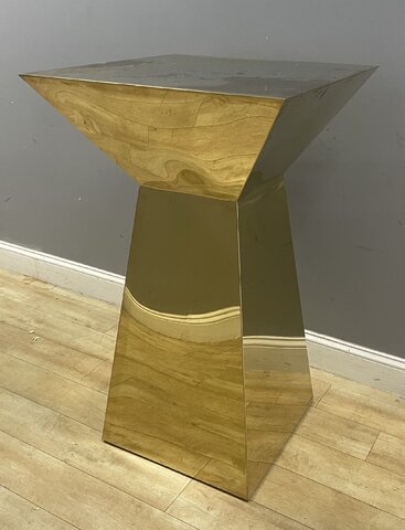 Gold Abstract Highboy