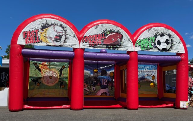 INFLATABLE SPORTS PLEX 3 IN 1 GAMES
