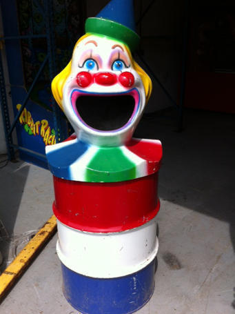 Clown Garbage Can