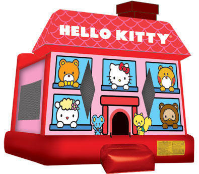 3D Hello Kitty Bounce House
