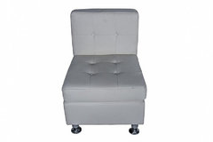 White Module Middle Seat