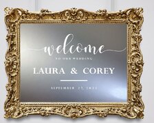 Frame Welcome Sign