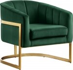 Green & Gold Side Chair