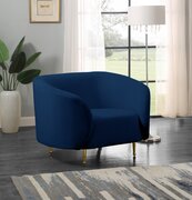Navy Blue Side Chair
