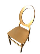 King Louis Back Gold Chair