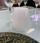 White Stemless Wine/Water Glass