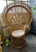 Lady Peacock Wicker Chair