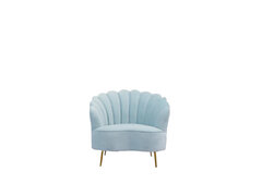 Baby blue Shell Chair 