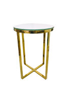 Gold Frost Side Table