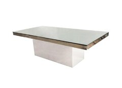 Silver & White Table 