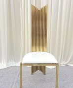 White & Gold Maya Chair