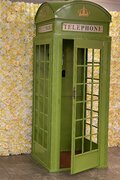 GREEN TELEPHONE BOOTH