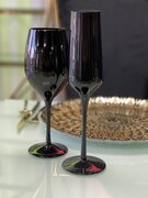 Black Wine Glass