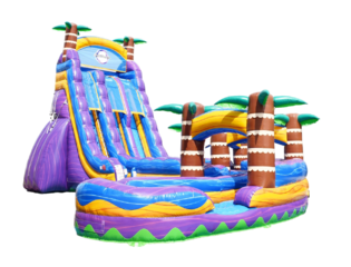 27’ tropical curved dual lane w slip and slide