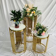 Gold Spiked Pedestal Small 