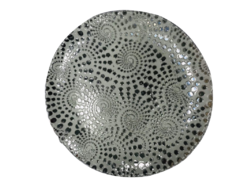 SILVER SWIRL CHARGER PLATE 