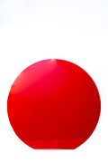 RED ACRYLIC ROUND WALL 