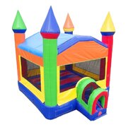 Modern Rainbow Castle Bounce House