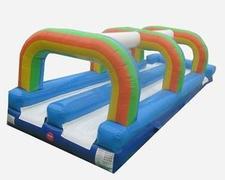 Rainbow Double Lane Slip n Slide