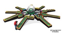  Inflatable Miniature Golf Course 