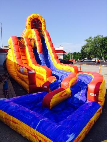 Fire and Ice Water Slide 21 FT Tall