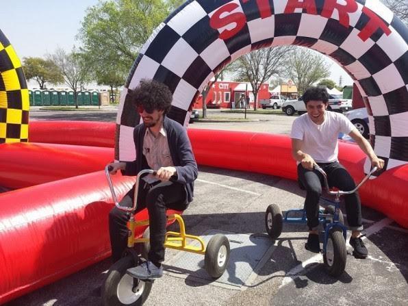 Inflatable Tricycle Ring 