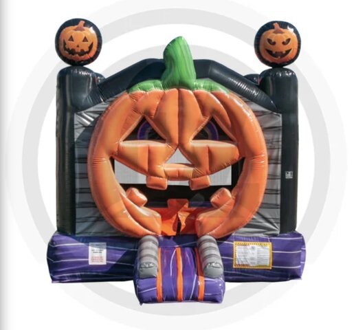 Pumpkin Halloween Bounce House