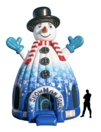 28’ Snowman XL Christmas Bounce House