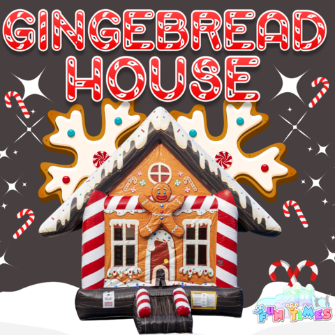 Ginger Bread Christmas Bounce House