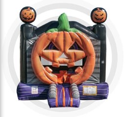 Pumpkin Halloween Bounce House