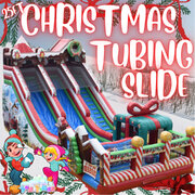 25ft DUAL lane Christmas Tubing Slide