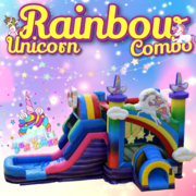"Rainbow Unicorn" Wet/Dry Combo