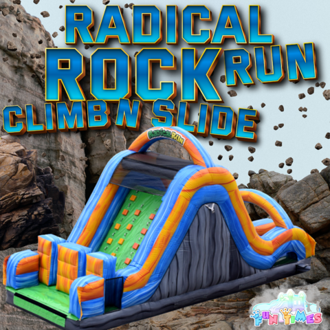 Radical Run Rock Climb & Slide